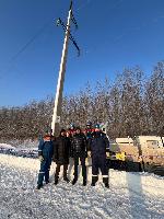 Бригадой Аксубаевского РЭС выполнена работа методом РПН по ревизии провода в зажимах на ВЛ 35 кВ